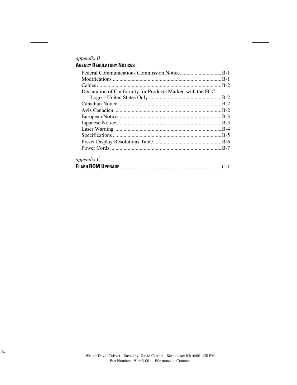 Compaq MP1800 User Manual | Page 4 / 68