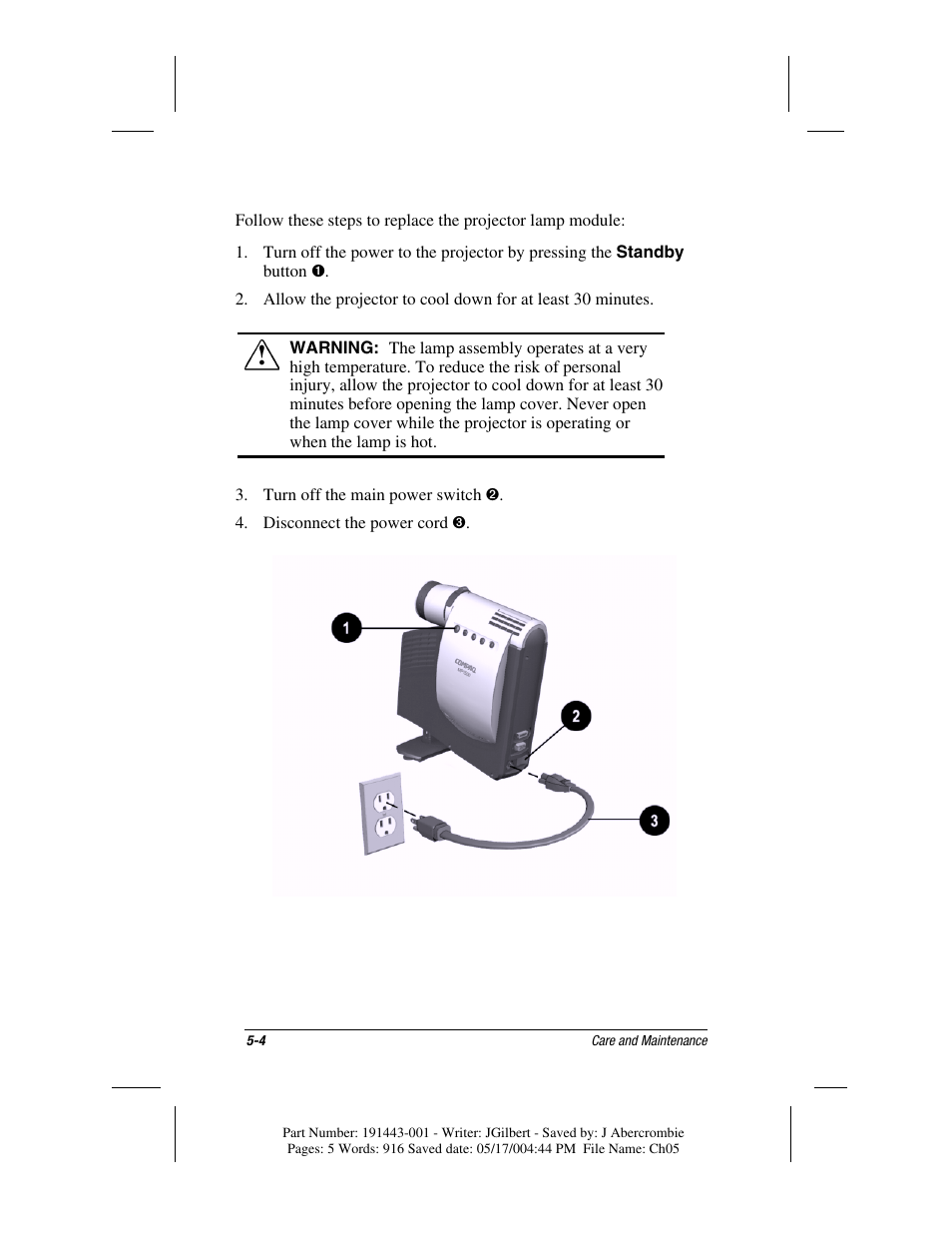 Compaq MP1800 User Manual | Page 54 / 68