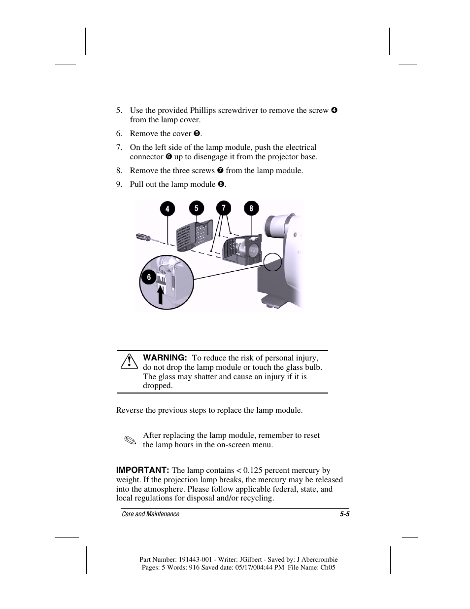 Compaq MP1800 User Manual | Page 55 / 68