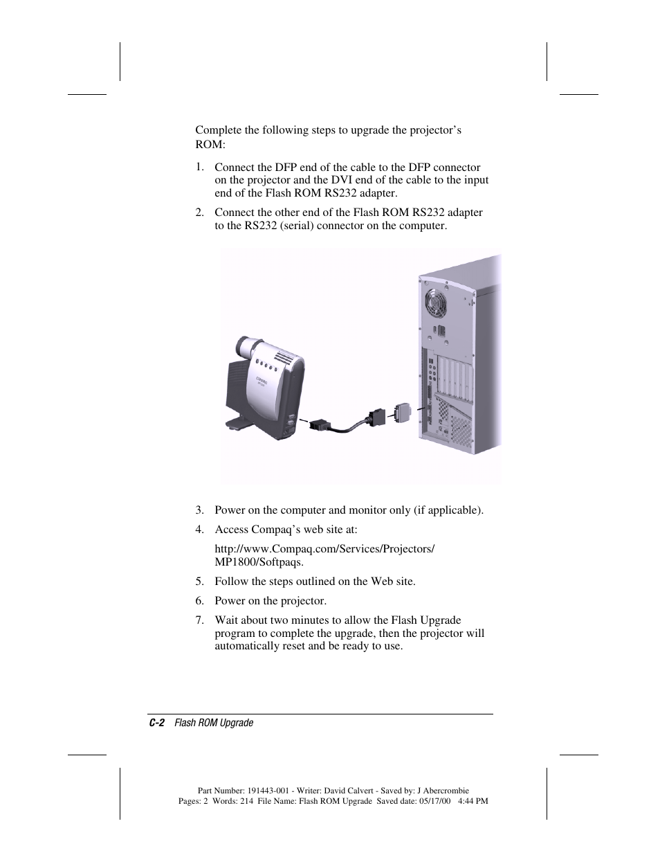 Compaq MP1800 User Manual | Page 68 / 68