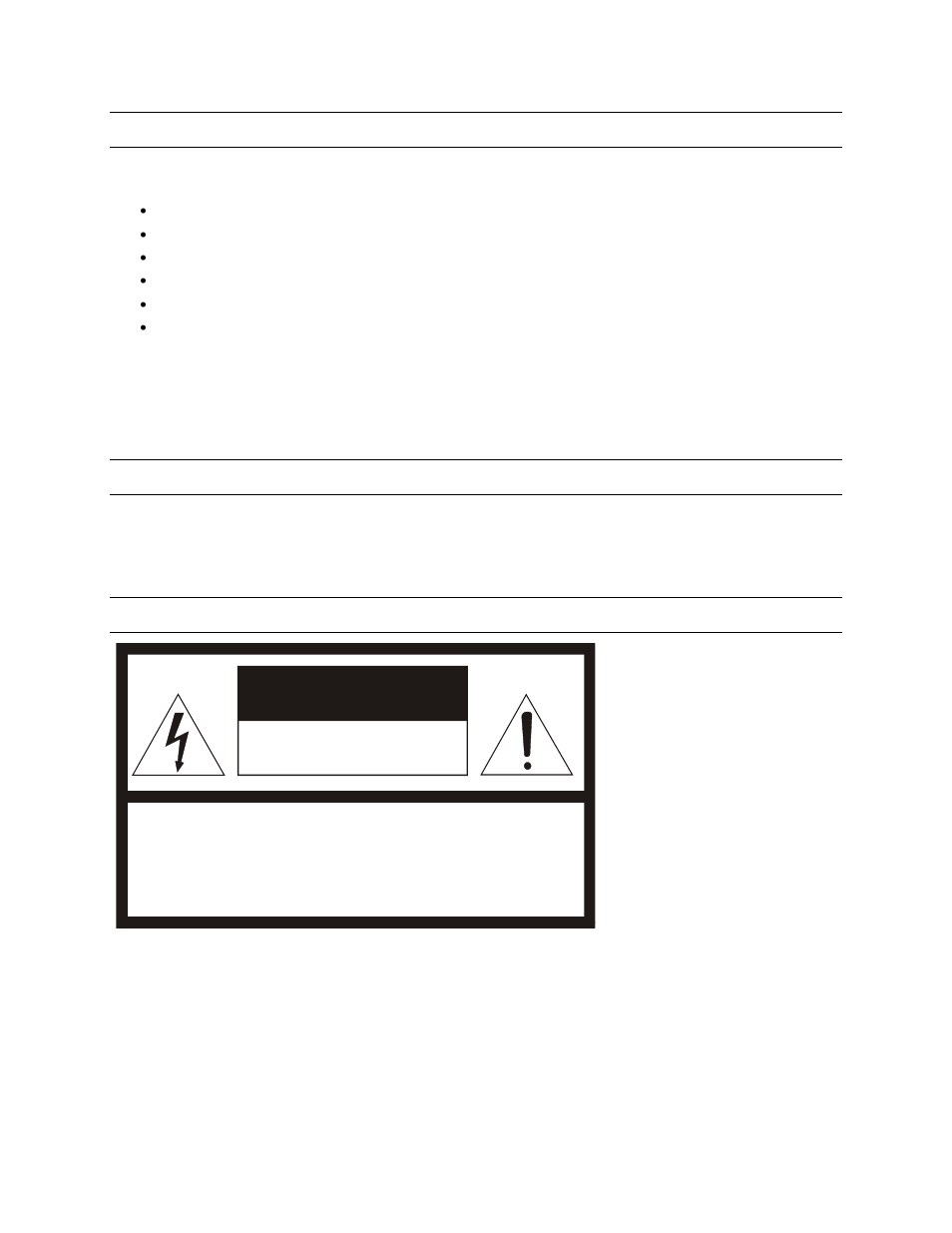 Risk of electric shock do not open | OpenEye Gen6 X-Series Hardware Manual User Manual | Page 6 / 30