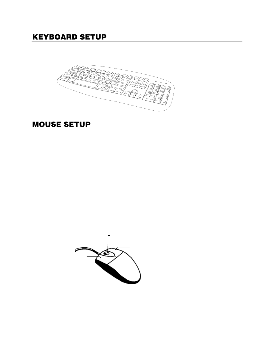 Keyboard setup, Mouse setup | OpenEye Gen6 N-Series User Manual | Page 21 / 112