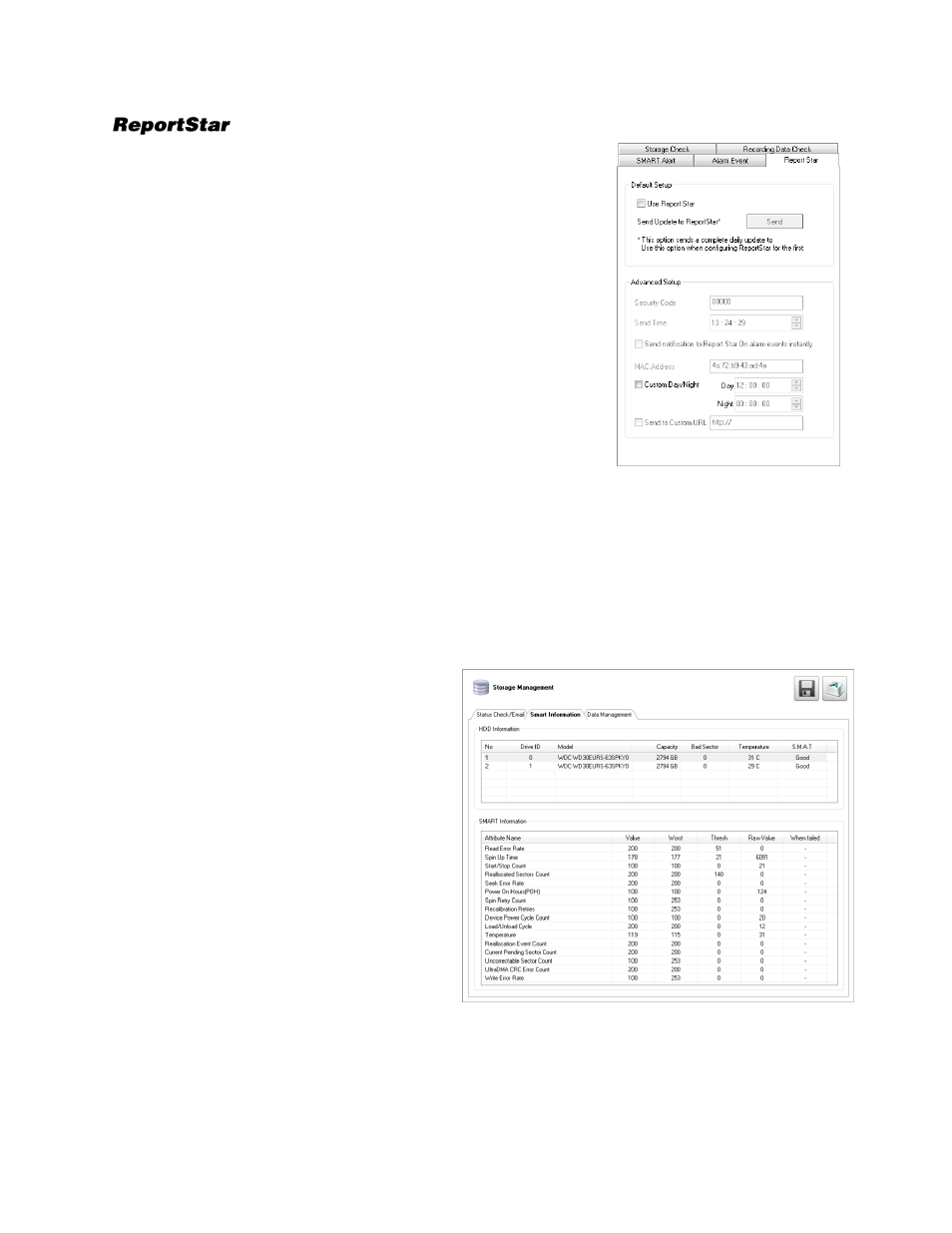 Reportstar, Smart information | OpenEye Gen6 N-Series User Manual | Page 67 / 112