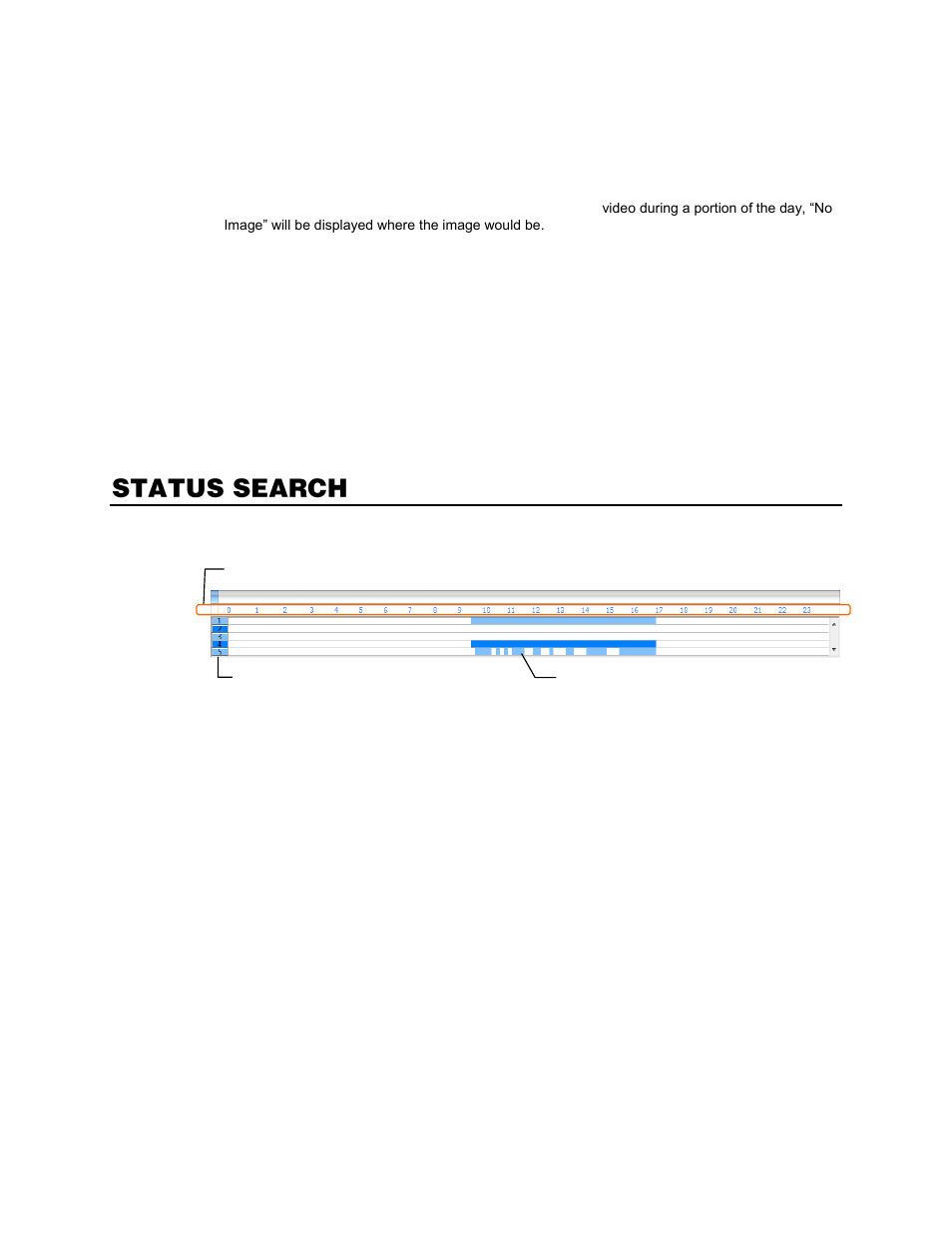 Performing a preview search, Status search, Performing a status search | OpenEye Gen6 N-Series User Manual | Page 84 / 112