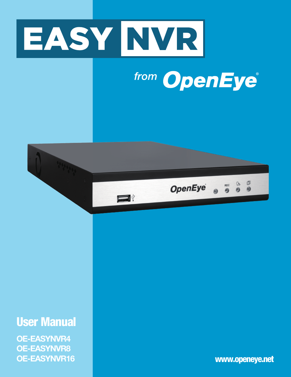 OpenEye EasyNVR User Manual | 67 pages