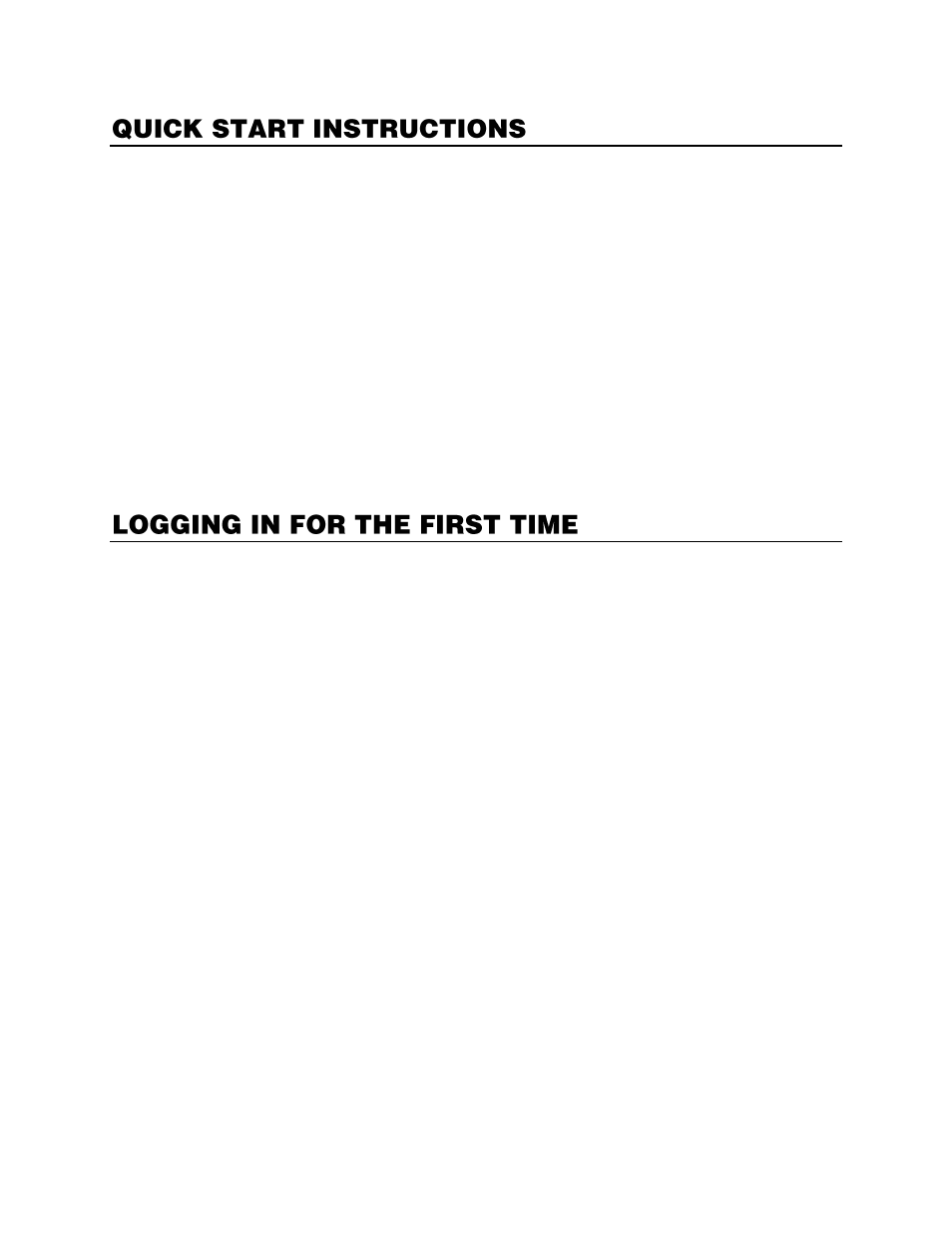 Quick start instructions, Logging in for the first time | OpenEye EasyNVR User Manual | Page 15 / 67