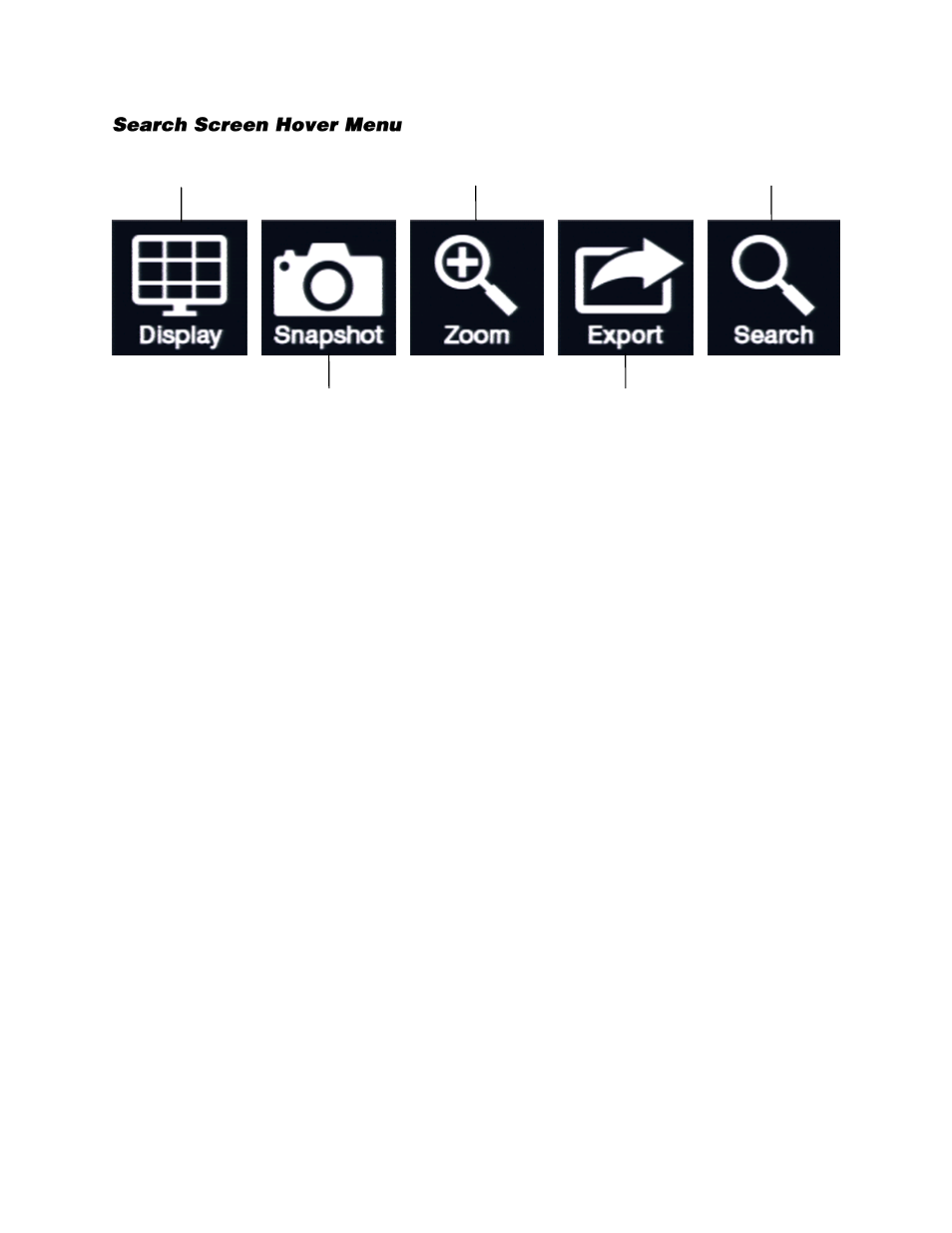 Search screen hover menu | OpenEye EasyNVR User Manual | Page 21 / 67
