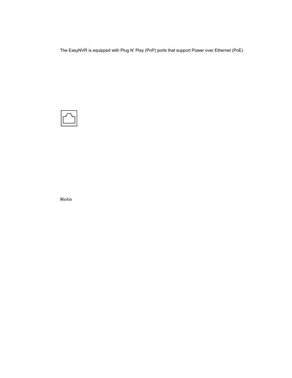 Connecting a camera, Connecting to a network, Connecting to a sensor input | Connecting to a relay output | OpenEye EasyNVR User Manual | Page 23 / 67