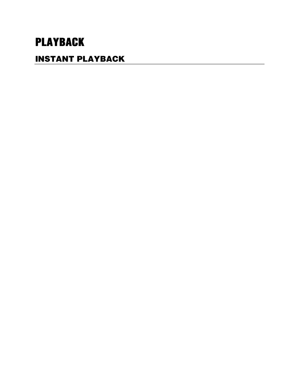 Playback, Instant playback | OpenEye EasyNVR User Manual | Page 28 / 67