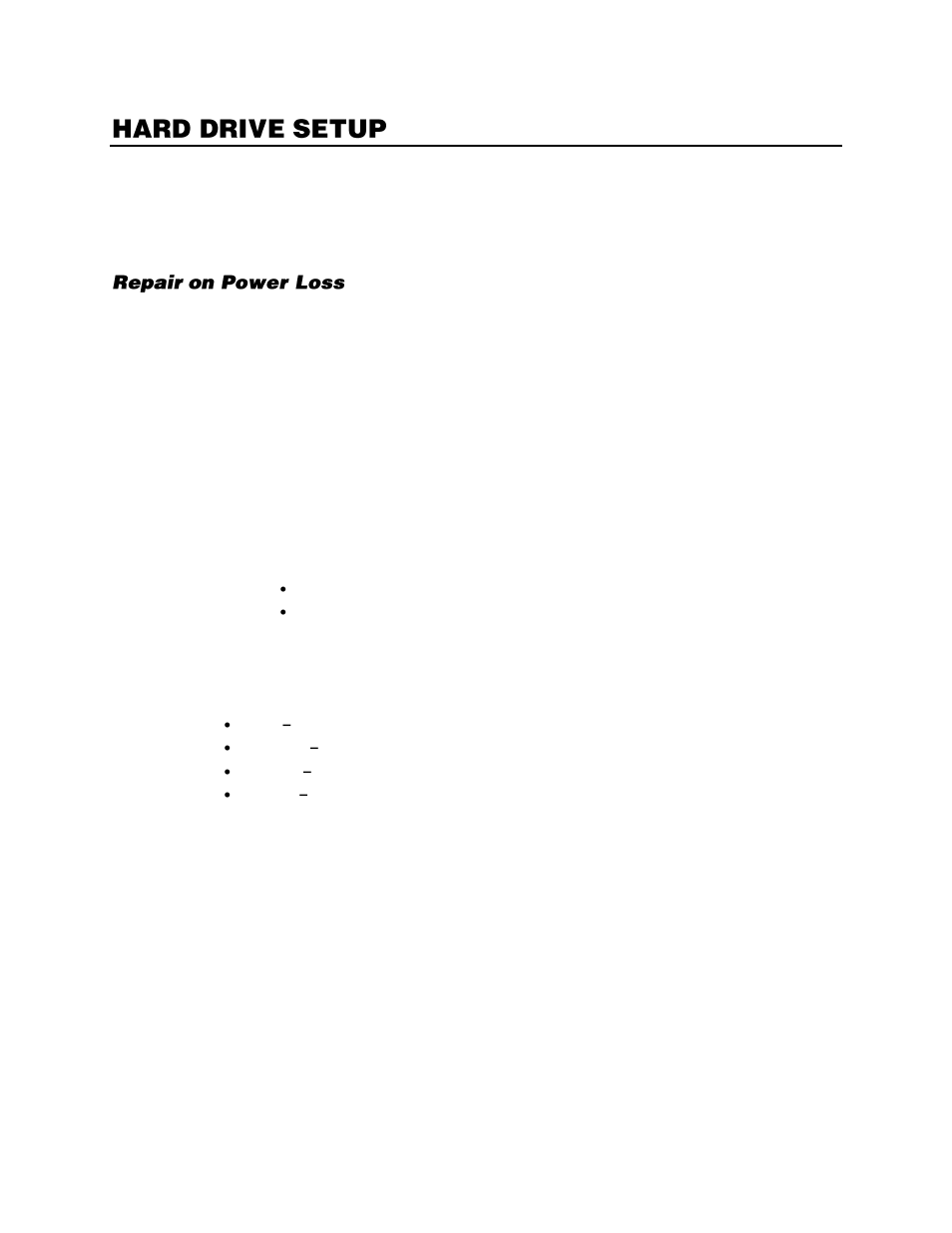 Hard drive setup, General settings, Repair on power loss | Internal disks, Data protection | OpenEye EasyNVR User Manual | Page 54 / 67