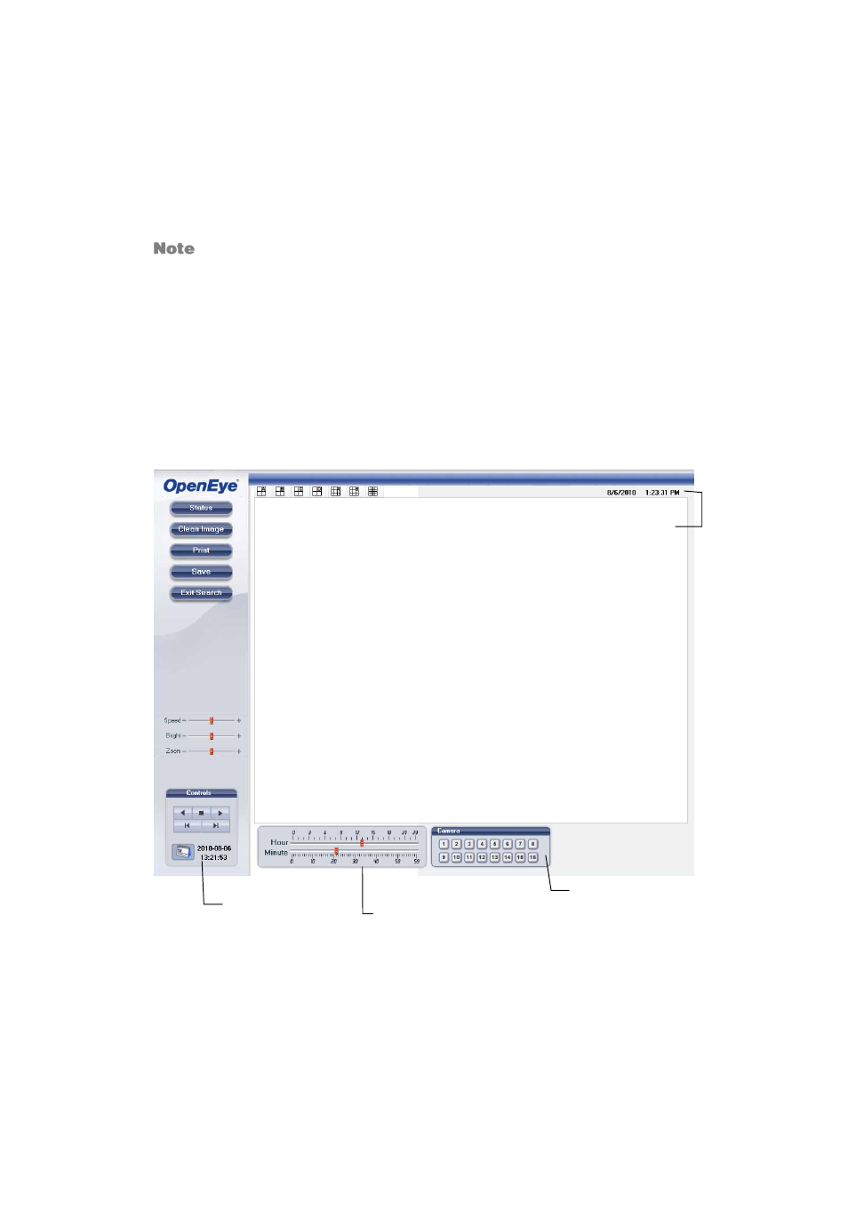 Connecting to a recorder using web viewer, Search video using web viewer | OpenEye E-Series Slim User Manual | Page 70 / 79