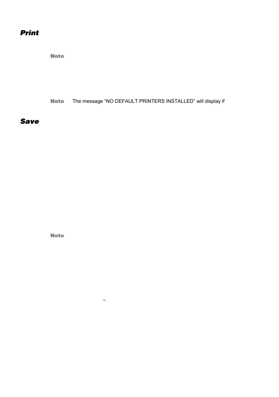 Print, Save | OpenEye E-Series Slim User Manual | Page 72 / 79