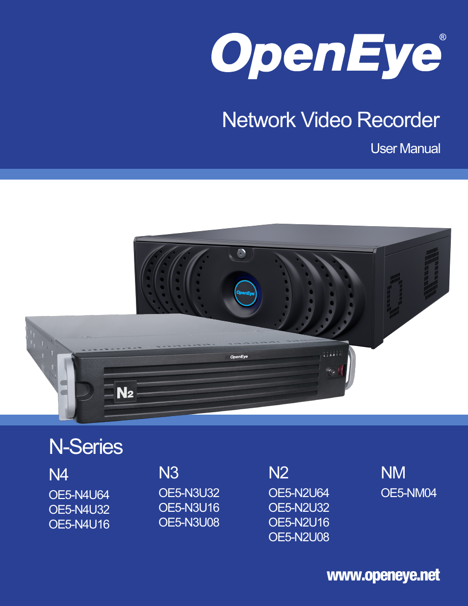 OpenEye Gen5 NVR User Manual | 95 pages