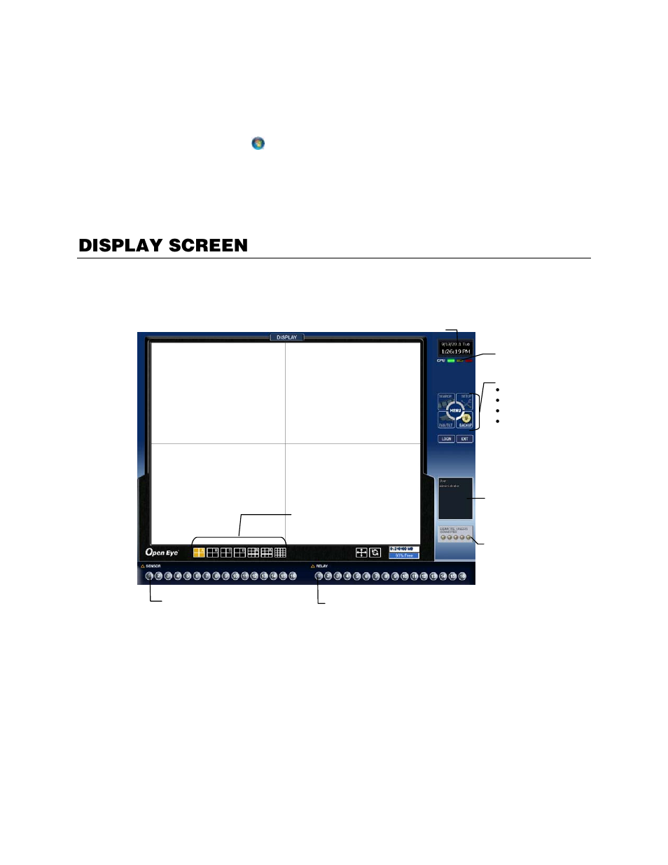 Importing nvr settings, Display screen | OpenEye Gen5 NVR User Manual | Page 28 / 95