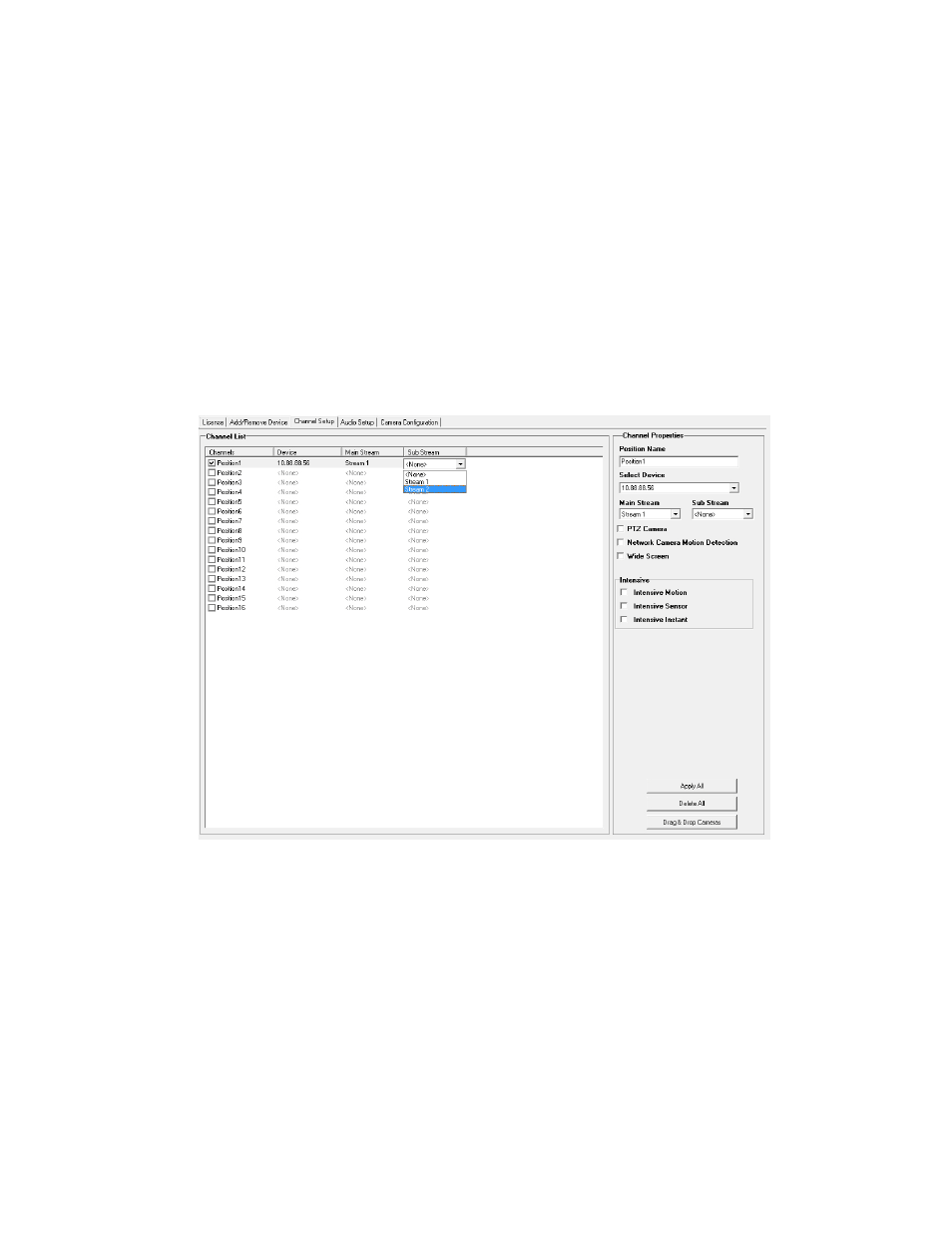 Assigning dual streams | OpenEye Gen5 NVR User Manual | Page 36 / 95