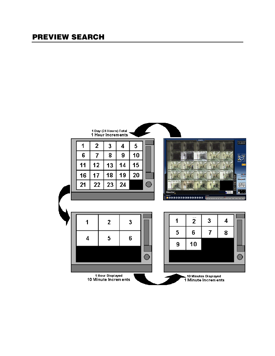 Preview search | OpenEye Gen5 NVR User Manual | Page 71 / 95