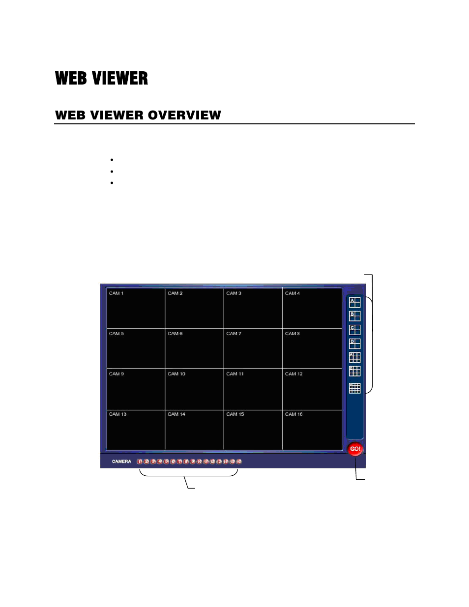 Web viewer, Web viewer overview | OpenEye Gen5 NVR User Manual | Page 83 / 95