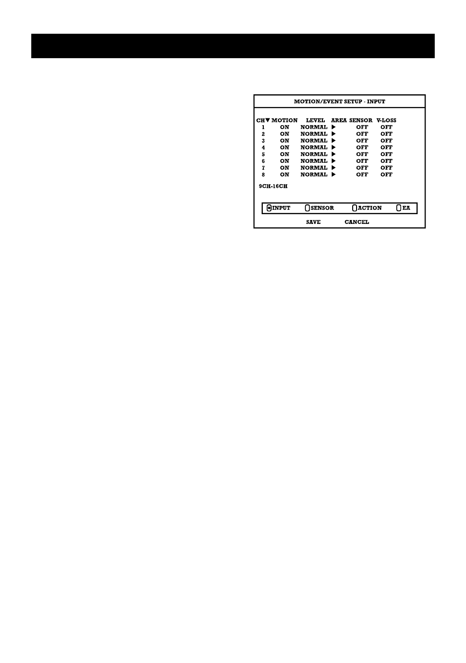 Motion detection recording | OpenEye OE2-E120 User Manual | Page 36 / 75