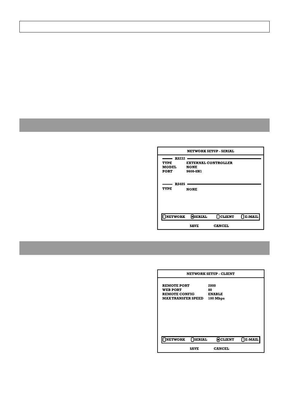 Enabling free ddns, Serial setup, Client setup | OpenEye OE2-E120 User Manual | Page 38 / 75