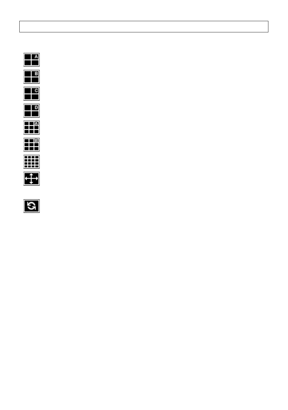 Screen division buttons | OpenEye OE2-E120 User Manual | Page 57 / 75