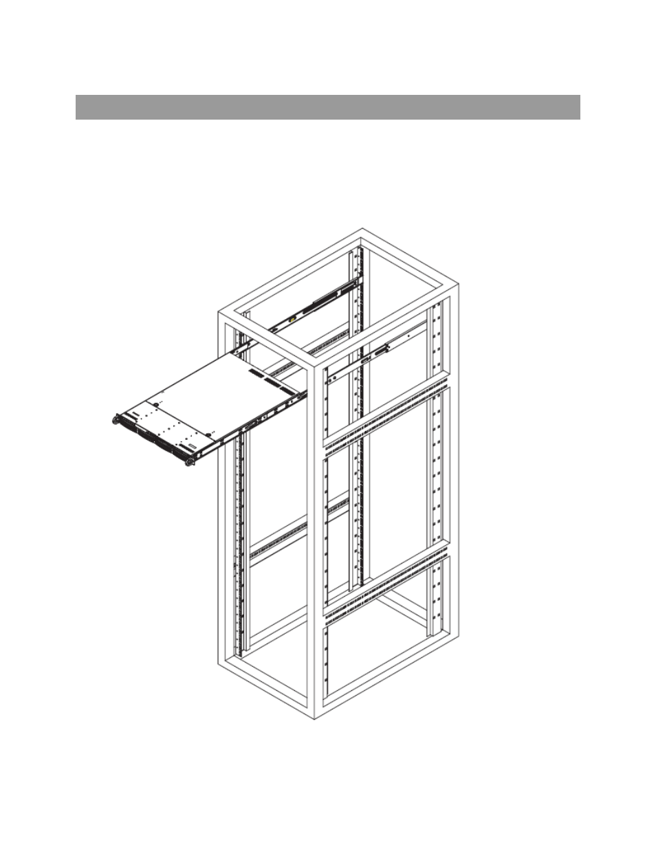 Installing the n1 into the rack | OpenEye OE4 N-Series User Manual | Page 23 / 27