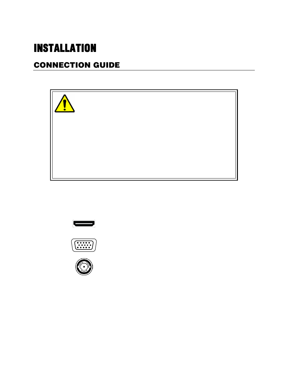 Installation, Connection guide, Power setup | Monitor setup | OpenEye EasyDVR User Manual | Page 34 / 90