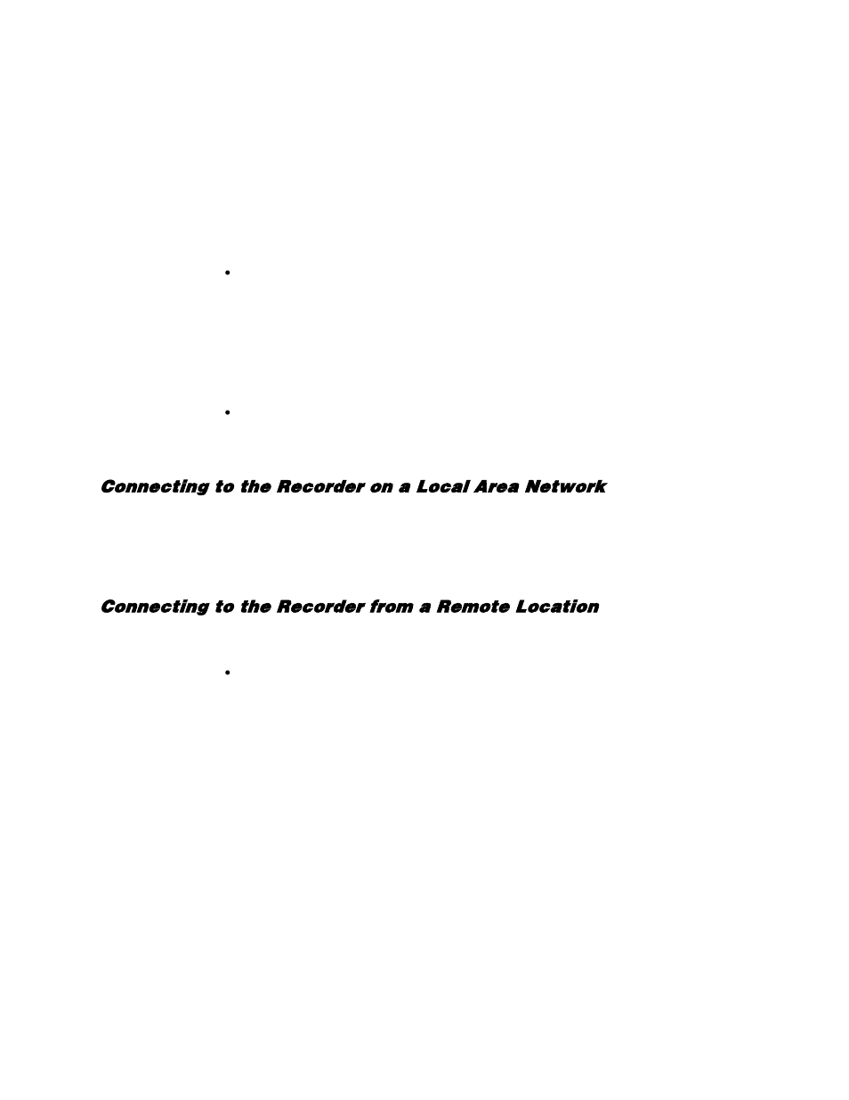 Configure port forwarding, Connecting to the recorder on a local area network, Connecting to the recorder from a remote location | OpenEye EasyDVR User Manual | Page 81 / 90