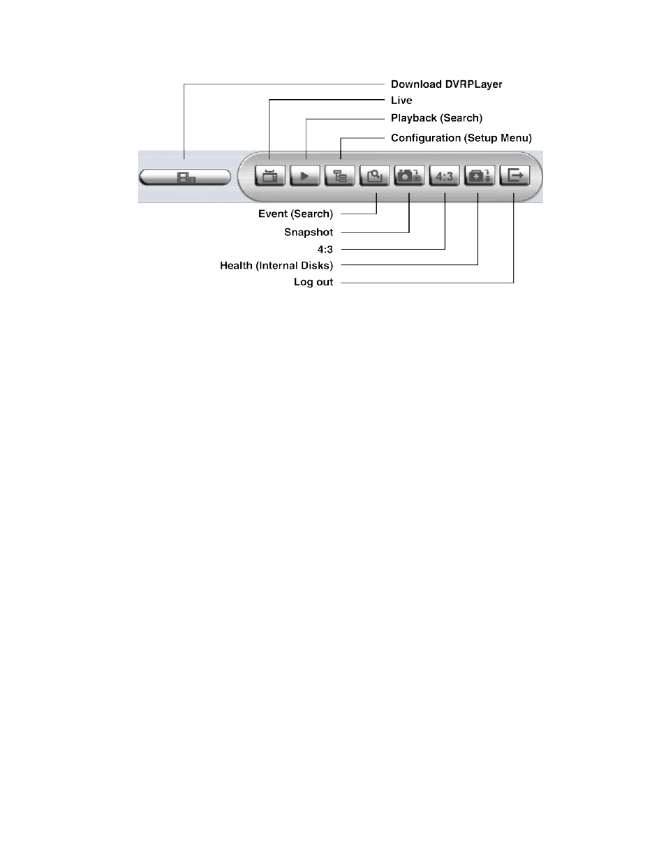 Download dvrplayer, Live | OpenEye EasyDVR User Manual | Page 84 / 90