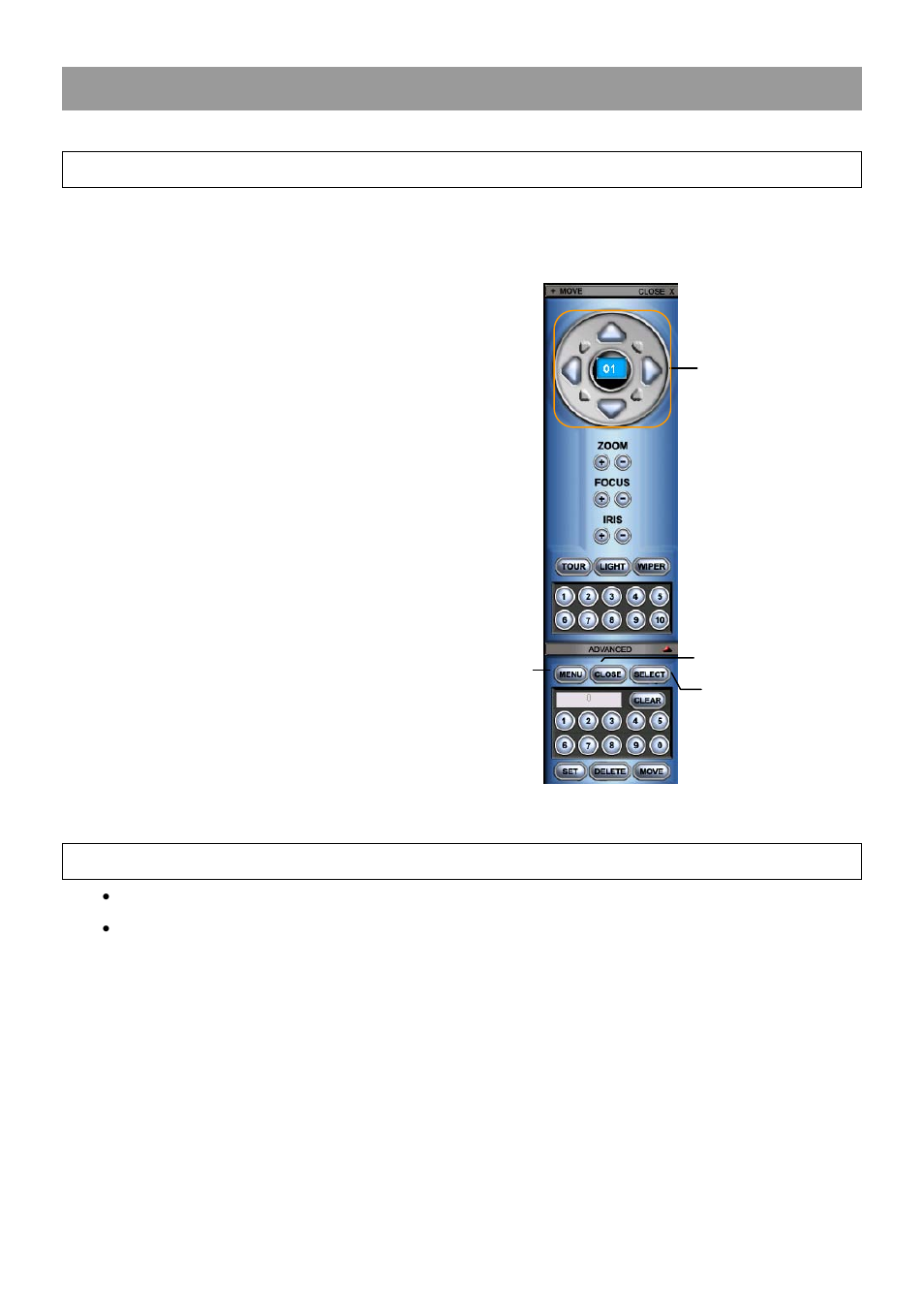 Ptz overview, Accessing ptz menus, Controlling a ptz camera | OpenEye OE2-E480 User Manual | Page 64 / 72