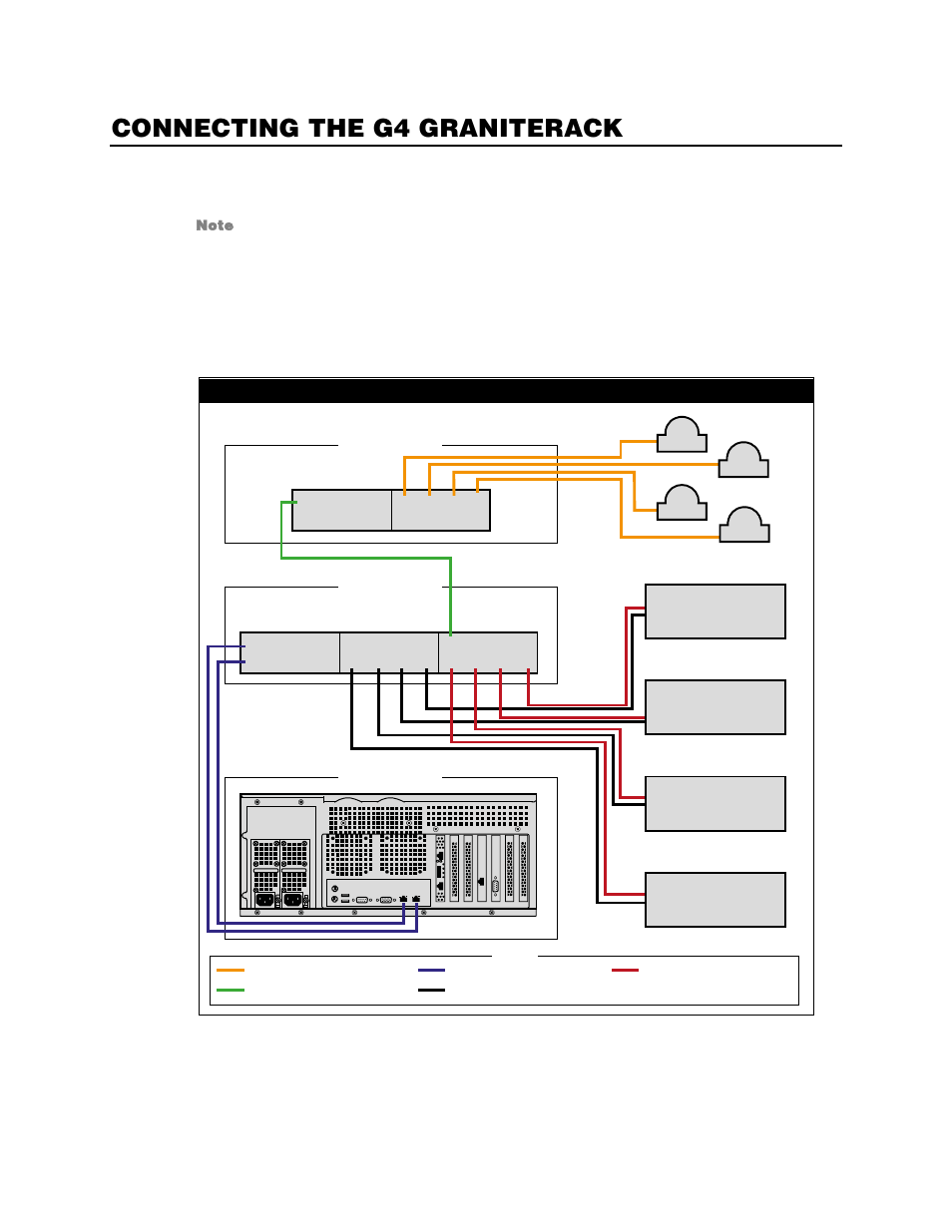 Connecting the g4 graniterack | OpenEye G4 GraniteRack User Manual | Page 16 / 30