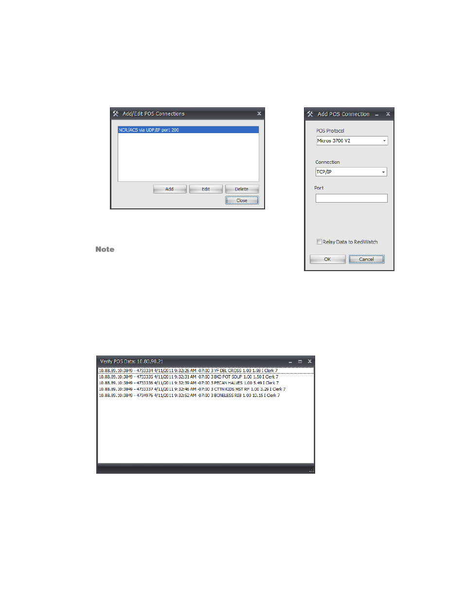 Add a pos connection | OpenEye SaleGuard User Manual | Page 18 / 62