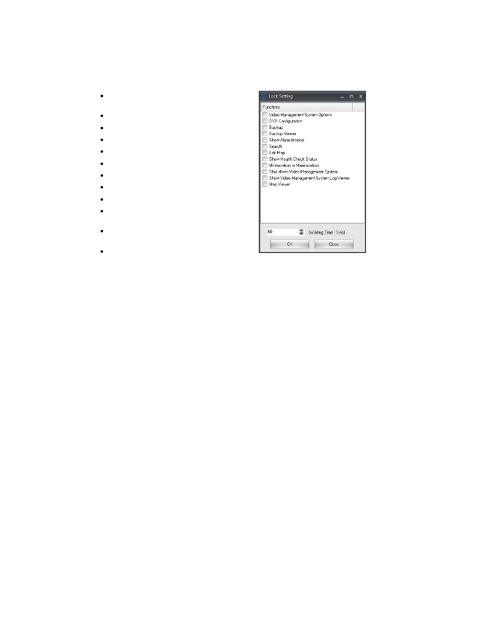 Locking functions | OpenEye Gen6 RADIUS-PC User Manual | Page 27 / 70