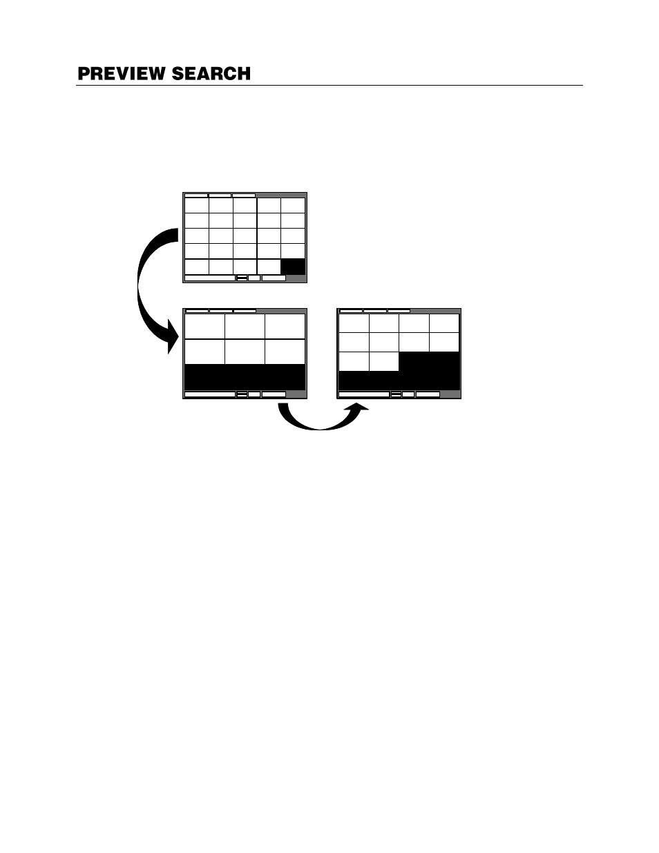 Preview search, Performing a preview search | OpenEye Gen6 RADIUS-PC User Manual | Page 57 / 70