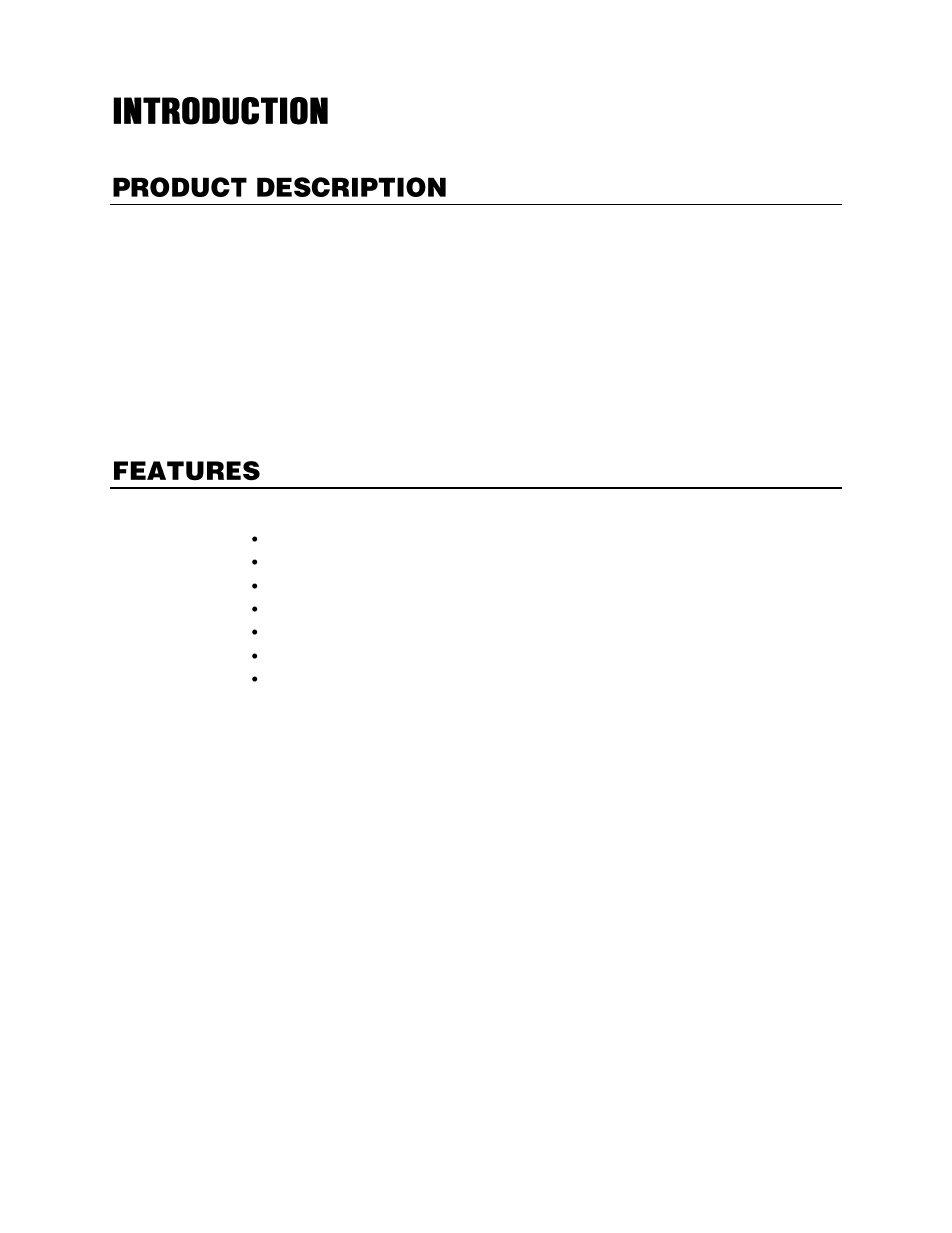 Introduction, Product description, Features | OpenEye Gen6 RADIUS-PC User Manual | Page 8 / 70