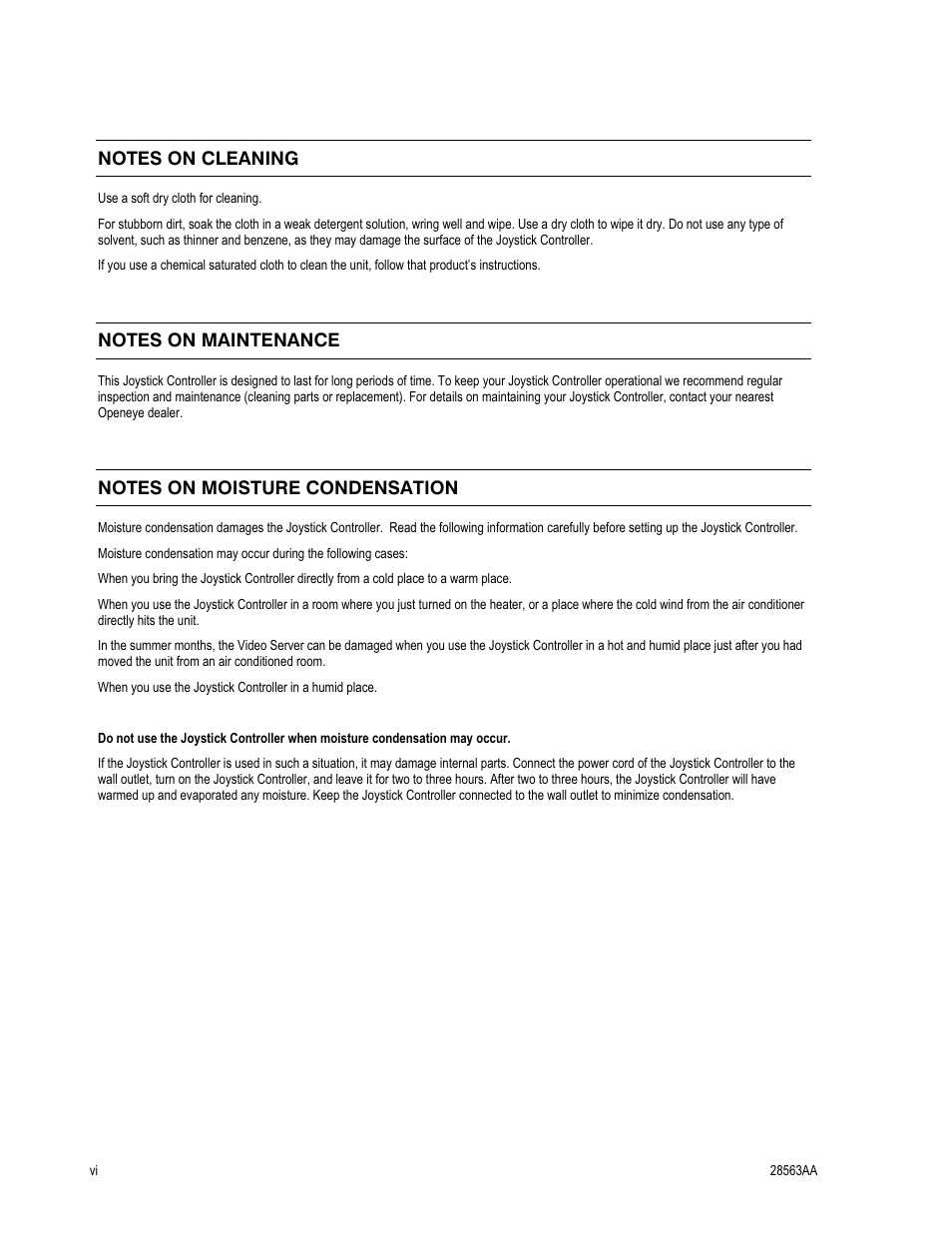 OpenEye CA-501J PTZ User Manual | Page 6 / 38