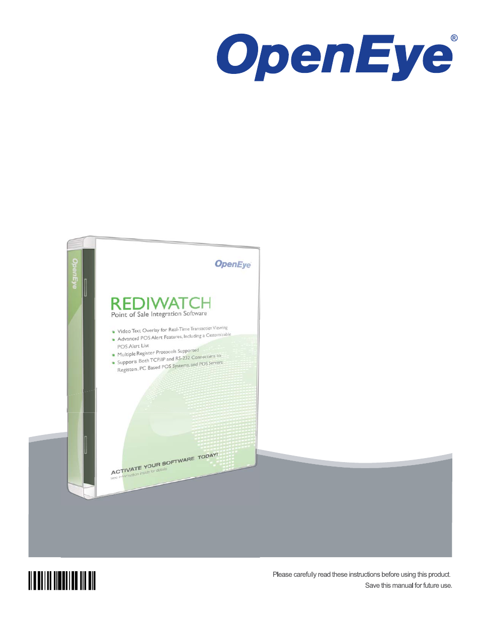 OpenEye SW-RWTCP User Manual | 51 pages