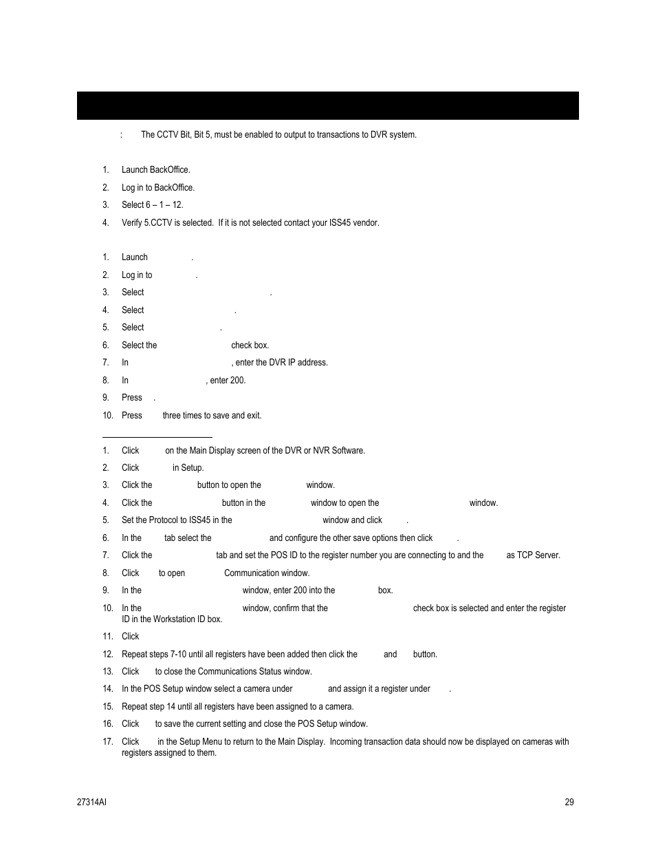 Iss45 configuration | OpenEye SW-RWTCP User Manual | Page 29 / 51