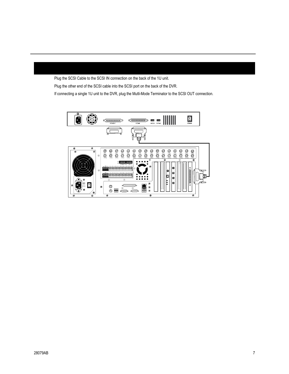 1u basics, Connecting to a dvr | OpenEye GraniteRack 1U User Manual | Page 15 / 23