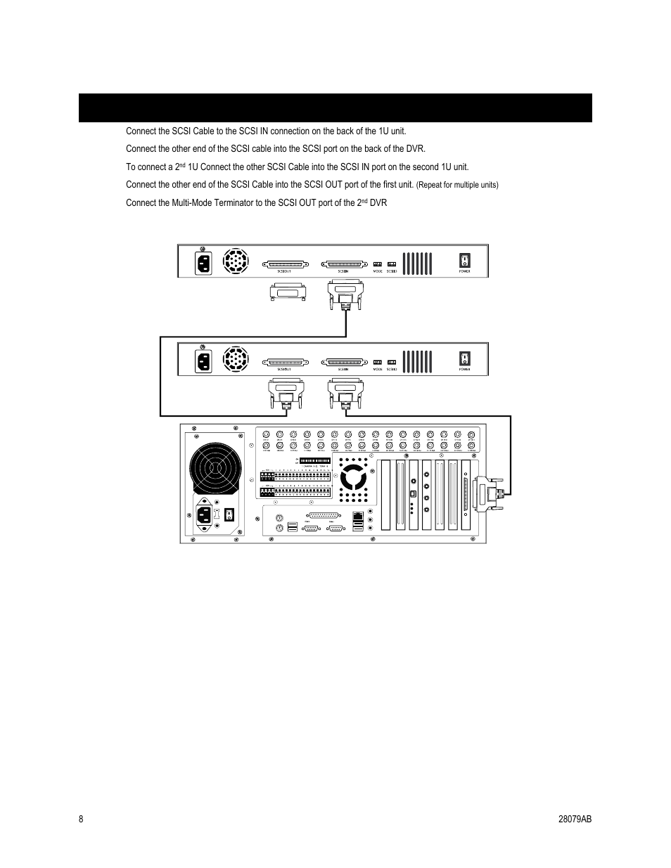 Connecting multiple to 1u units | OpenEye GraniteRack 1U User Manual | Page 16 / 23