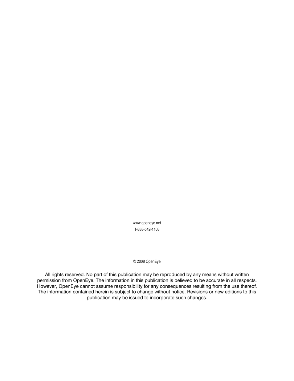 OpenEye GraniteRack 1U User Manual | Page 23 / 23