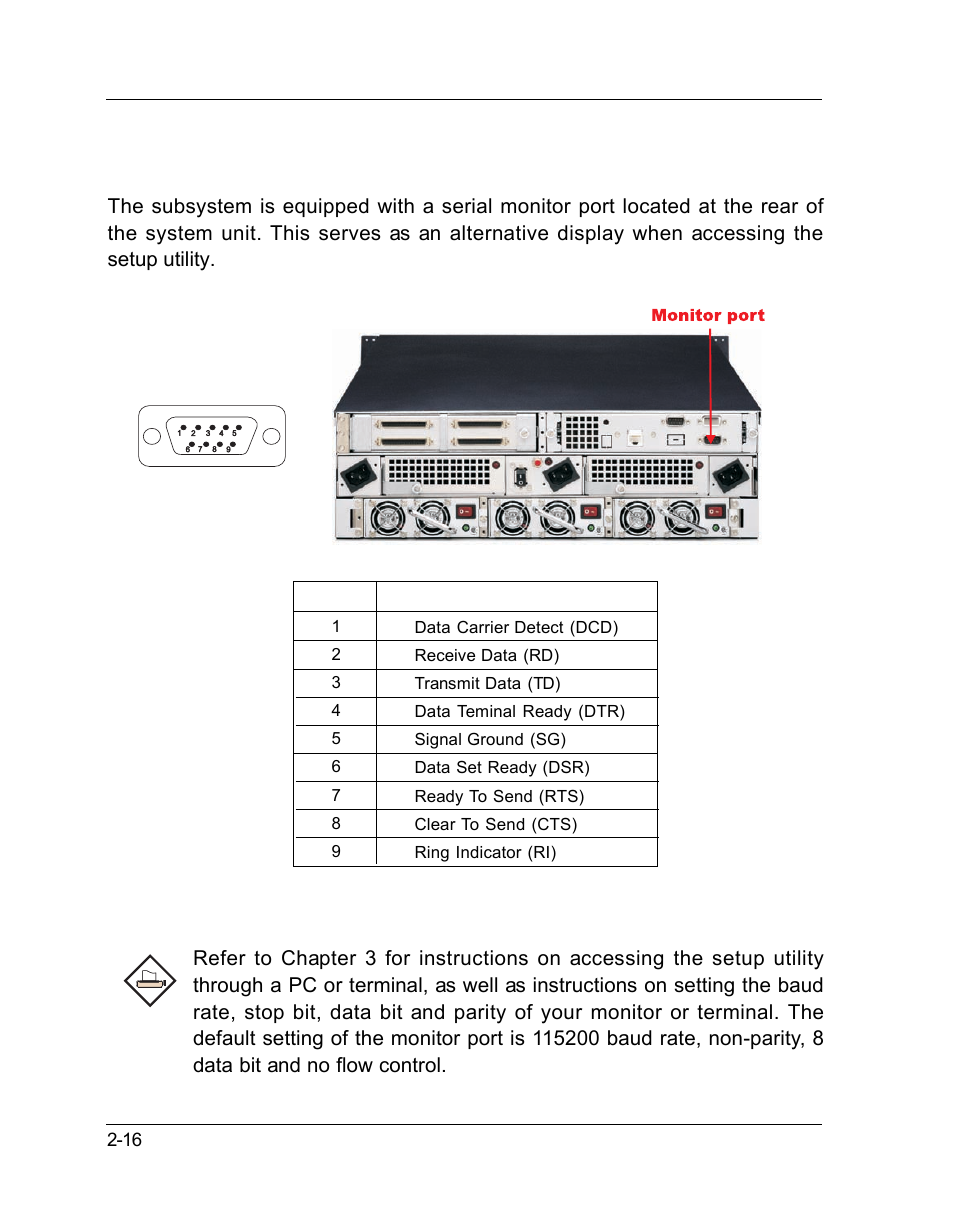 8 connecting to a pc or terminal | OpenEye GraniteRack 3U User Manual | Page 38 / 101