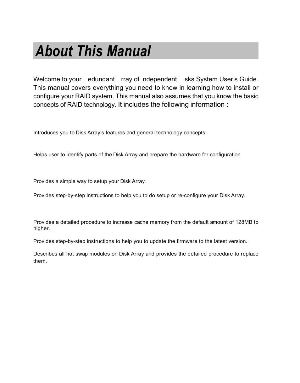 About this manual | OpenEye GraniteRack 3U User Manual | Page 4 / 101