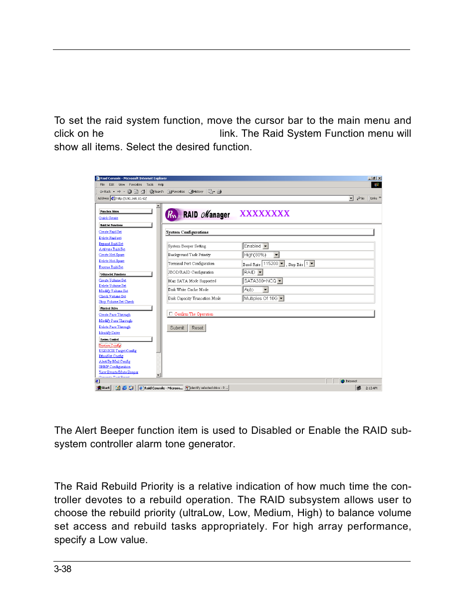 9 system configuration | OpenEye GraniteRack 3U User Manual | Page 76 / 101