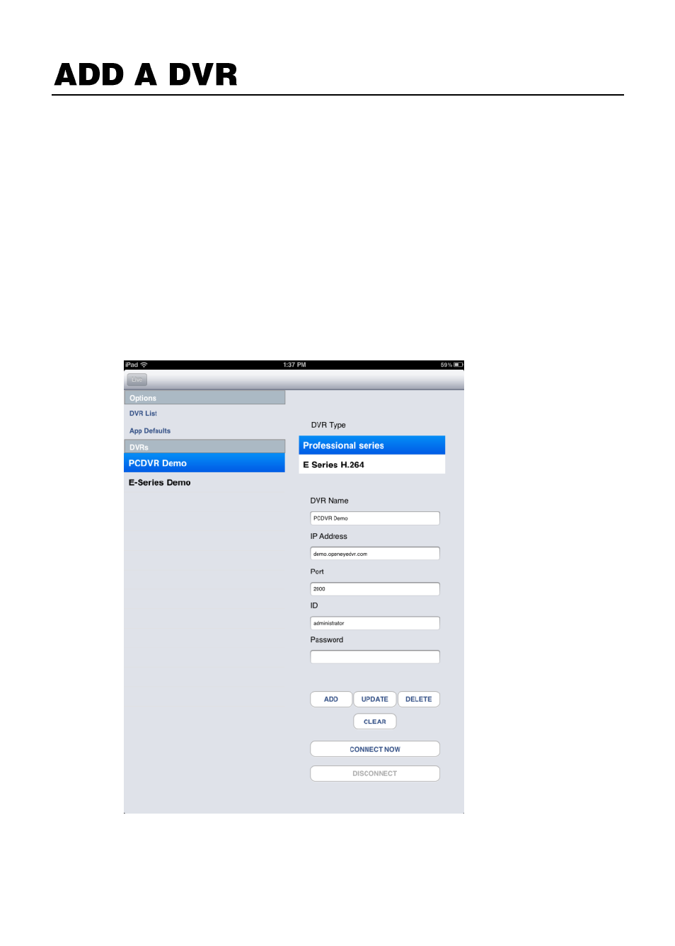 OpenEye iPad MDVR User Manual | Page 5 / 12