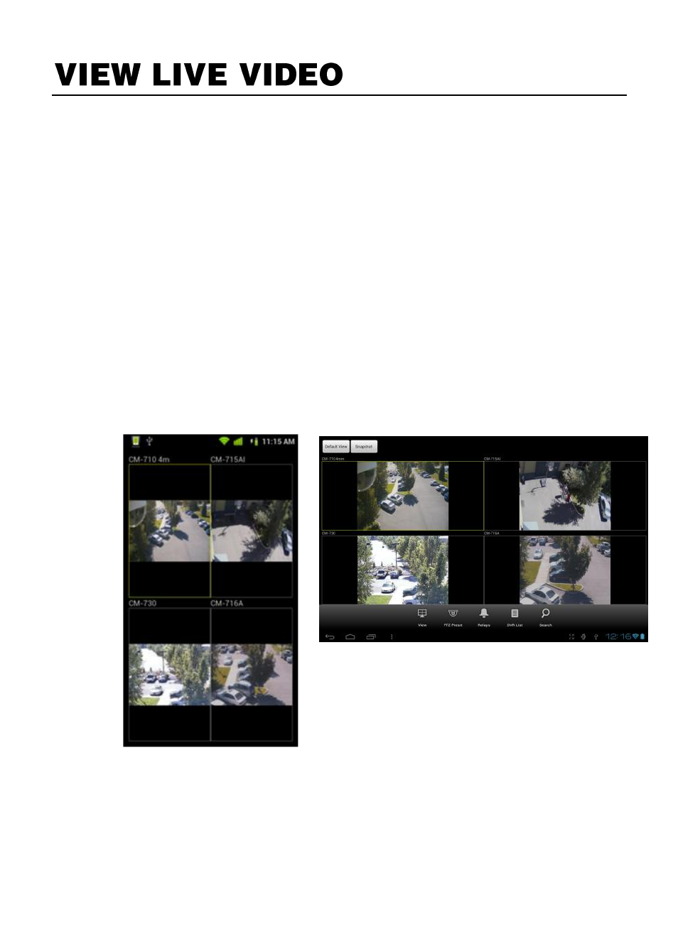 OpenEye Android MDVR User Manual | Page 6 / 15
