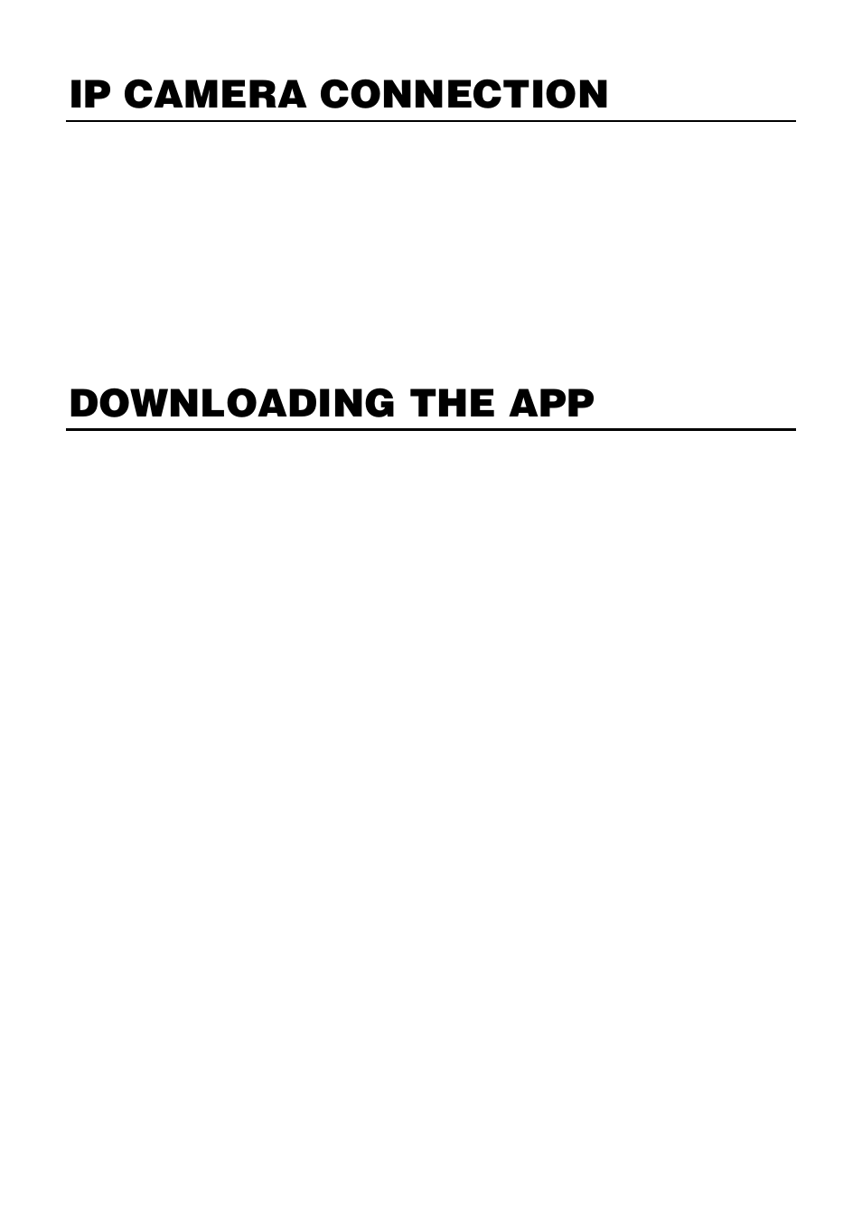 Ip camera connection, Downloading the app | OpenEye iPhone Mobile Camera User Manual | Page 4 / 10