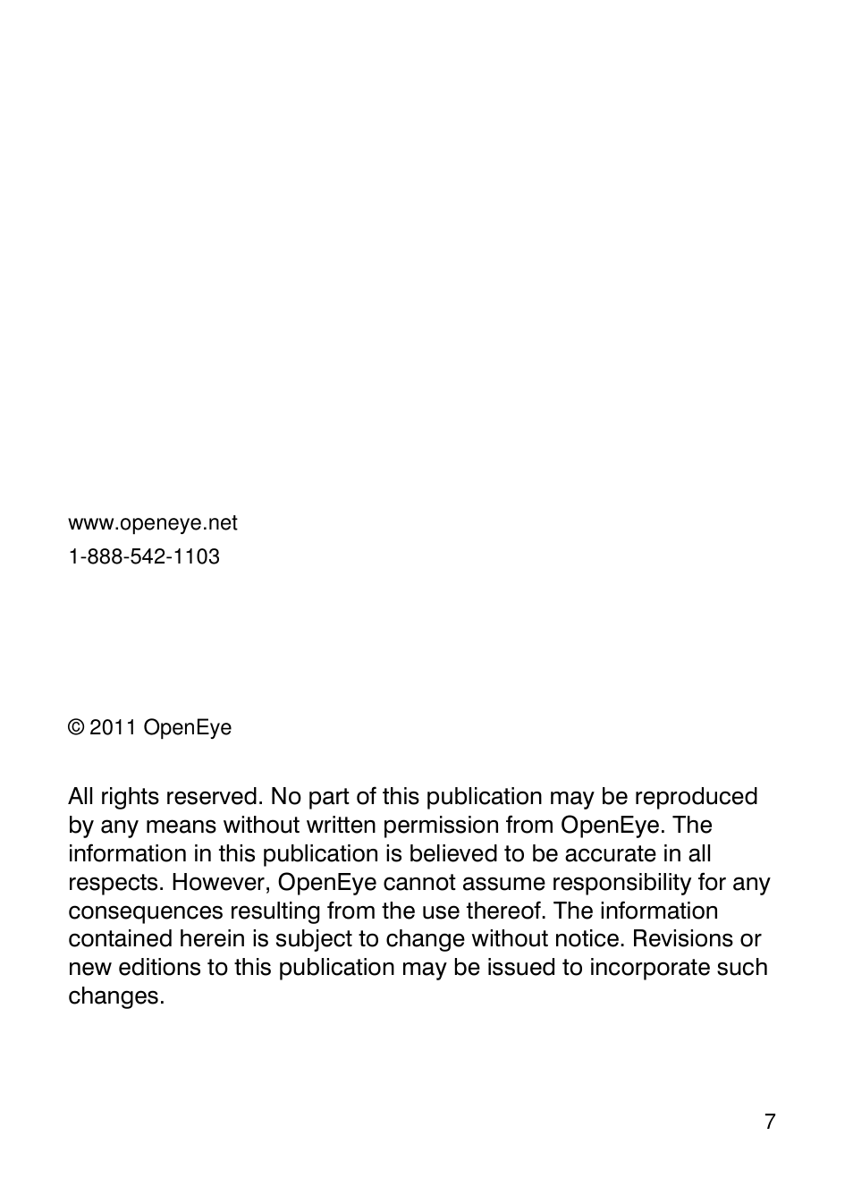 OpenEye Blackberry MDVR User Manual | Page 7 / 7