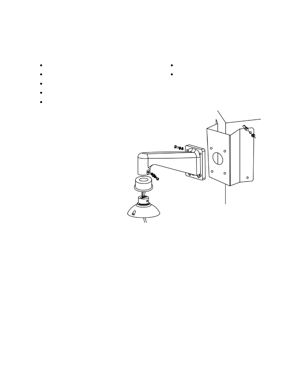 Wall mounting with corner mount | OpenEye CM-816 User Manual | Page 23 / 59