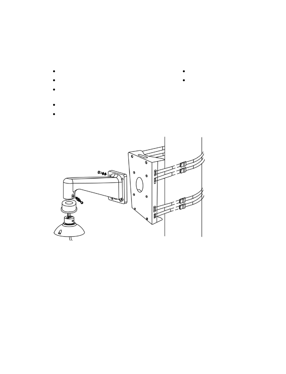 Pole mounting | OpenEye CM-816 User Manual | Page 24 / 59