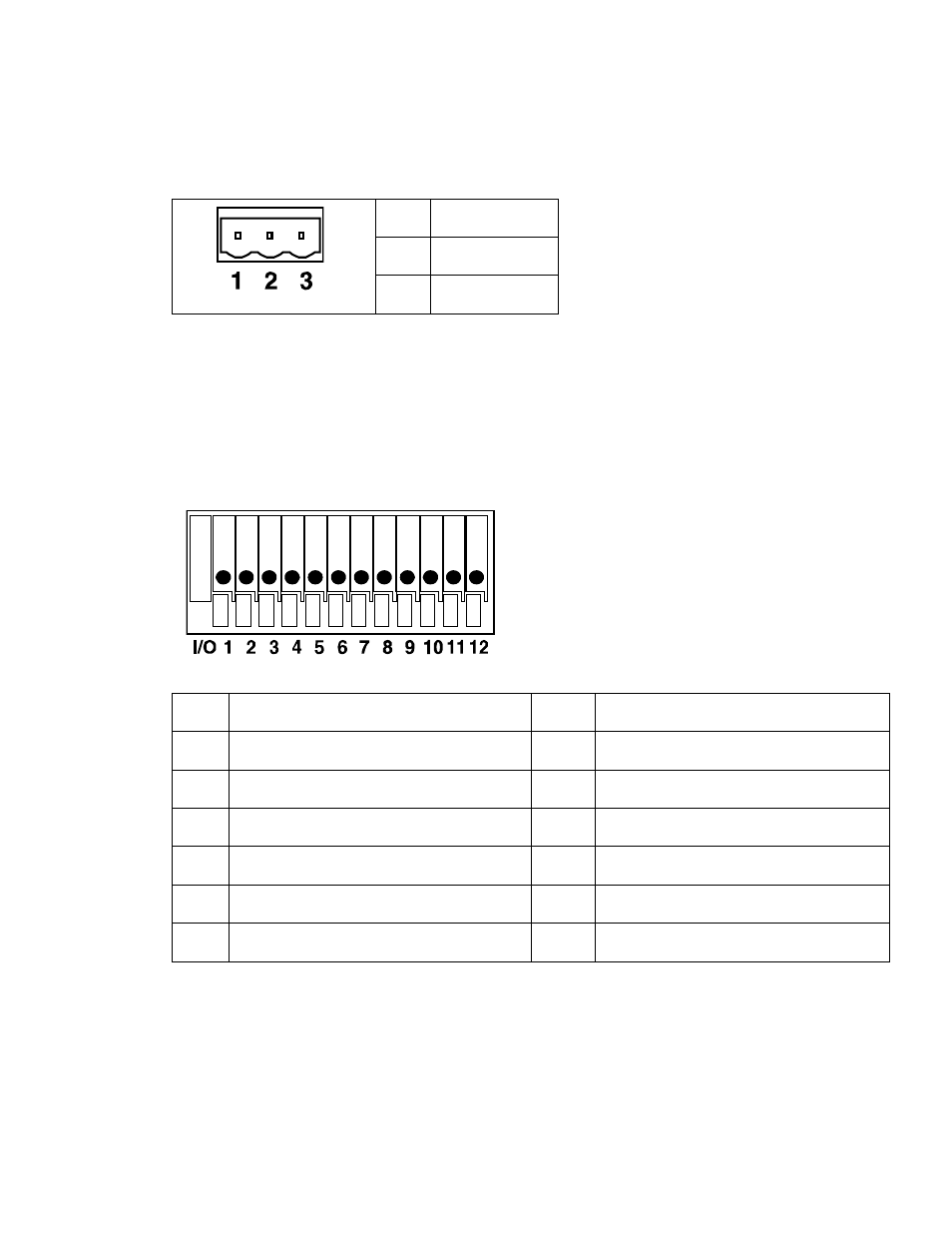Power connector, Apply alarm i/o | OpenEye CM-512 User Manual | Page 19 / 77